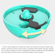 Load image into Gallery viewer, Pet Toy Cat Shaking Food Ball Tumbler Toy Ball