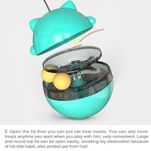 Load image into Gallery viewer, Pet Toy Cat Shaking Food Ball Tumbler Toy Ball