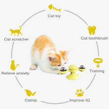 Load image into Gallery viewer, Pet Toy Cat Turntable Funny Cat Toy Scratch Scratching