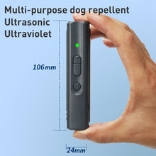 Load image into Gallery viewer, N11 Ultrasonic Dog Repeller with UV Flashlight, N11 (Black), N11 (Orange)