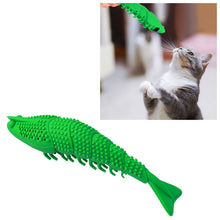 Load image into Gallery viewer, Catnip Fish Bite Teething Stick Funny Cat Toy Pet Toothbrush, Catnip Fish