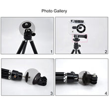 Load image into Gallery viewer, PULUZ Camera Tripod Mount Adapter for PULUZ Action Sports Cameras Jaws Flex Clamp Mount for GoPro, Insta360, DJI and Other Action Cameras, Tripod Mount (PVC Material)