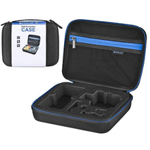 Load image into Gallery viewer, PULUZ Waterproof Carrying and Travel Case for for GoPro, Insta360, DJI and Other Action Cameras Accessories, Medium Size: 23cm x 17cm x 7cm, US Stock Black, UK Stock Black, For GoPro, Size: 23cm x 17cm x 7cm