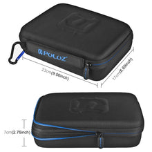 Load image into Gallery viewer, PULUZ Waterproof Carrying and Travel Case for for GoPro, Insta360, DJI and Other Action Cameras Accessories, Medium Size: 23cm x 17cm x 7cm, US Stock Black, UK Stock Black, For GoPro, Size: 23cm x 17cm x 7cm