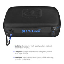 Load image into Gallery viewer, PULUZ Waterproof Carrying and Travel Case for for GoPro, Insta360, DJI and Other Action Cameras Accessories, Medium Size: 23cm x 17cm x 7cm, US Stock Black, UK Stock Black, For GoPro, Size: 23cm x 17cm x 7cm
