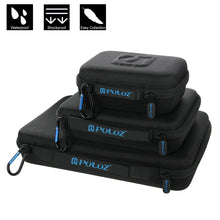 Load image into Gallery viewer, PULUZ Waterproof Carrying and Travel Case for for GoPro, Insta360, DJI and Other Action Cameras Accessories, Medium Size: 23cm x 17cm x 7cm, US Stock Black, UK Stock Black, For GoPro, Size: 23cm x 17cm x 7cm