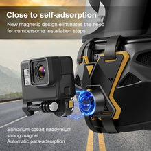 Load image into Gallery viewer, PULUZ Magnetic Quick Release Motorcycle Helmet Chin Strap Mount, Helmet Chin Strap