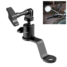 Load image into Gallery viewer, PULUZ Motorcycle Rearview Mirror Aluminum Alloy Action Camera Holder Mount, Rearview Mirror Mount
