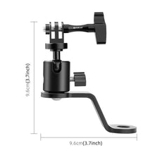 Load image into Gallery viewer, PULUZ Motorcycle Rearview Mirror Aluminum Alloy Action Camera Holder Mount, Rearview Mirror Mount