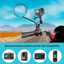 Load image into Gallery viewer, PULUZ Motorcycle Rearview Mirror Aluminum Alloy Action Camera Holder Mount, Rearview Mirror Mount