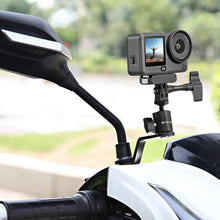 Load image into Gallery viewer, PULUZ Motorcycle Rearview Mirror Aluminum Alloy Action Camera Holder Mount, Rearview Mirror Mount