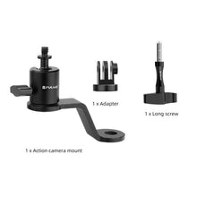 Load image into Gallery viewer, PULUZ Motorcycle Rearview Mirror Aluminum Alloy Action Camera Holder Mount, Rearview Mirror Mount