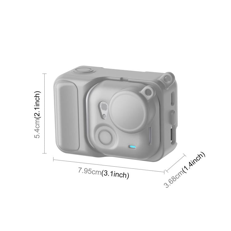 For Insta360 GO Ultra PULUZ 2 in 1 Silicone Expansion Module Body & Lens Cover, For Insta360 GO Ultra