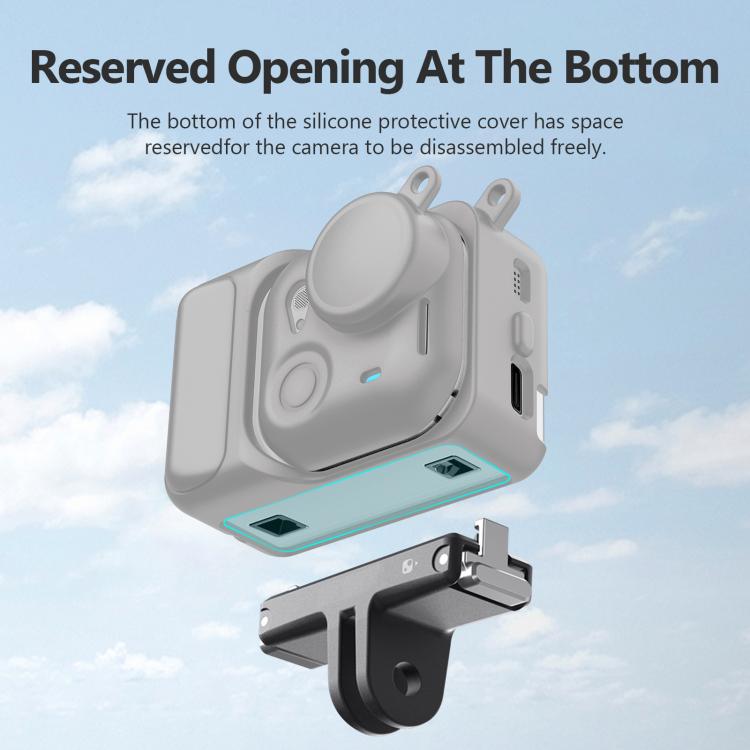 For Insta360 GO Ultra PULUZ 2 in 1 Silicone Expansion Module Body & Lens Cover, For Insta360 GO Ultra