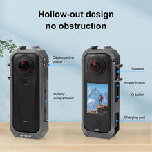 Load image into Gallery viewer, For Insta360 X4 Air PULUZ Metal Protective Cage Rig Housing Frame with Expand Cold Shoe Base, For Insta360 X4 Air