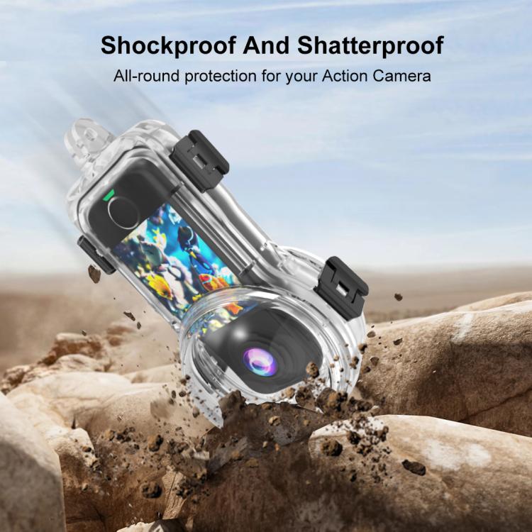 For Insta360 X4 Air PULUZ 50m Waterproof Sealed Diving Case, For Insta360 X4 Air