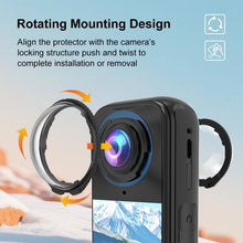 Load image into Gallery viewer, For Insta360 X4 Air PULUZ Rotation Optical Glass Lens Guard  Protective Cover, For Insta360 X4 Air