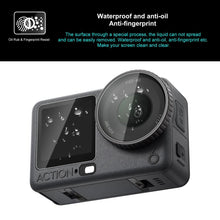 Load image into Gallery viewer, For DJI Osmo Action 6 / 6 Pro PULUZ Lens + Front and Back Screen Tempered Glass Film, Tempered Glass Film