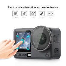 Load image into Gallery viewer, For DJI Osmo Action 6 / 6 Pro PULUZ Lens + Front and Back Screen Tempered Glass Film, Tempered Glass Film