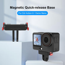 Load image into Gallery viewer, For DJI Osmo Action 6 / Nano PULUZ Two Claw Plastic Magnetic Quick Release Base Mount, Two Claw Quick-Release Base