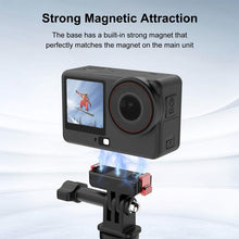 Load image into Gallery viewer, For DJI Osmo Action 6 / Nano PULUZ Two Claw Plastic Magnetic Quick Release Base Mount, Two Claw Quick-Release Base