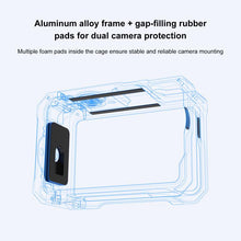 Load image into Gallery viewer, For DJI Osmo Action 6 PULUZ Metal Cage Frame with Cold Shoe, Metal Cage