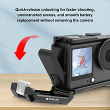 Load image into Gallery viewer, For DJI Osmo Action 6 PULUZ Metal Cage Frame with Cold Shoe, Metal Cage