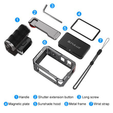 Load image into Gallery viewer, For DJI Osmo Action 6 PULUZ Metal Camera Cage Expansion Adapter with Handle Grip, For DJI Osmo Action 6