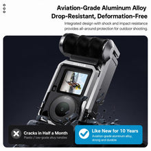 Load image into Gallery viewer, For DJI Osmo Action 6 PULUZ Metal Camera Cage Expansion Adapter with Handle Grip, For DJI Osmo Action 6