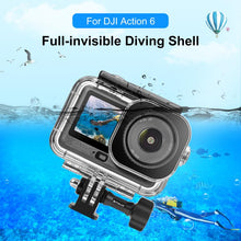 Load image into Gallery viewer, For DJI Osmo Action 6 PULUZ 60m / 196ft Underwater Waterproof Diving Shell with Invisible Adapter &amp; Long Screw, Waterproof Shell