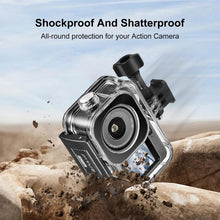 Load image into Gallery viewer, For DJI Osmo Action 6 PULUZ 60m / 196ft Underwater Waterproof Diving Shell with Invisible Adapter &amp; Long Screw, Waterproof Shell