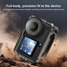 Load image into Gallery viewer, For DJI Osmo Action 6 PULUZ Metal Dual-Opening Camera Cage Expandable Frame with Silicone Lens Cap, Dual-Opening Cage
