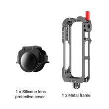 Load image into Gallery viewer, For Insta360 X4 Air PULUZ Metal Protective Cage Expansion Frame with Cold Shoe Bases &amp; Lens Cover, For Insta360 X4 Air Lens Cover