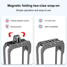 Load image into Gallery viewer, For Insta360 X4 Air PULUZ Metal Protective Cage Expansion Frame with Cold Shoe Bases &amp; Lens Cover, For Insta360 X4 Air Lens Cover
