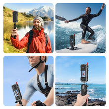 Load image into Gallery viewer, For Insta360 X4 Air PULUZ Metal Protective Cage Expansion Frame with Cold Shoe Bases &amp; Lens Cover, For Insta360 X4 Air Lens Cover