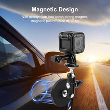 Load image into Gallery viewer, PULUZ Magnetic Pea-Style Clip Mount Holder with Mount Adapter &amp; Long Screw, Magnetic Pea-Style Clip