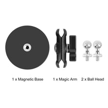 Load image into Gallery viewer, PULUZ Magnetic Pea-Style Clip Mount Holder with Mount Adapter &amp; Long Screw, Magnetic Pea-Style Clip