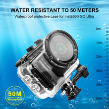 Load image into Gallery viewer, For Insta360 GO Ultra PULUZ 50m Waterproof Case Camera Dive Housing Cover, For Insta360 GO Ultra
