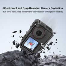 Load image into Gallery viewer, For DJI Osmo Action 6 PULUZ Plastic Cage Vertical-Horizontal Expansion Adapter Frame with Cold Shoe, Plastic Cage