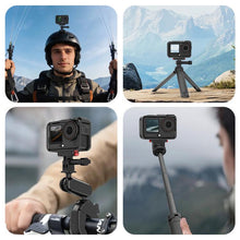 Load image into Gallery viewer, For DJI Osmo Action 6 PULUZ Plastic Cage Vertical-Horizontal Expansion Adapter Frame with Cold Shoe, Plastic Cage