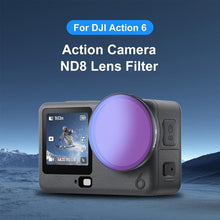 Load image into Gallery viewer, For DJI Osmo Action 6 PULUZ Action Camera ND8 Lens Filter, ND8