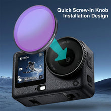 Load image into Gallery viewer, For DJI Osmo Action 6 PULUZ Action Camera ND8 Lens Filter, ND8
