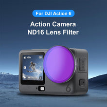 Load image into Gallery viewer, For DJI Osmo Action 6 PULUZ Action Camera ND16 Lens Filter, ND16