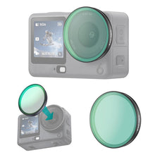 Load image into Gallery viewer, For DJI Osmo Action 6 PULUZ Action Camera Black Mist 1/4 Lens Filter, Black Mist 1/4
