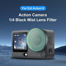 Load image into Gallery viewer, For DJI Osmo Action 6 PULUZ Action Camera Black Mist 1/4 Lens Filter, Black Mist 1/4