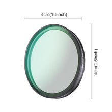 Load image into Gallery viewer, For DJI Osmo Action 6 PULUZ Action Camera Black Mist 1/4 Lens Filter, Black Mist 1/4