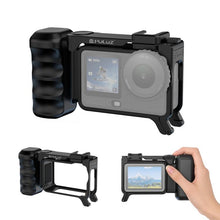 Load image into Gallery viewer, For DJI Osmo Action 6 PULUZ Street Photography Handle Ergonomic Hand Grip Cage Frame with Cold Shoe, Street Photography Handle