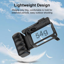Load image into Gallery viewer, For DJI Osmo Action 6 PULUZ Street Photography Handle Ergonomic Hand Grip Cage Frame with Cold Shoe, Street Photography Handle