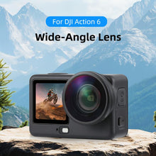 Load image into Gallery viewer, For DJI Osmo Action 6 PULUZ FOV Boost Lens 185 Degree Wide Angle Lens, For DJI Osmo Action 6