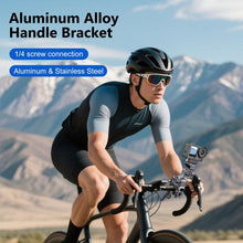 Load image into Gallery viewer, PULUZ Panoramic &amp; Action Cameras Professional 3-Way Gimbal Motorcycles Bicycles Handlebar Aluminium Alloy Mount, Handlebar Aluminium Alloy Mount